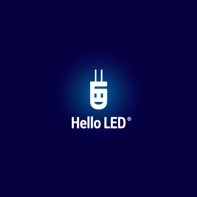 Hello LED Logo Design