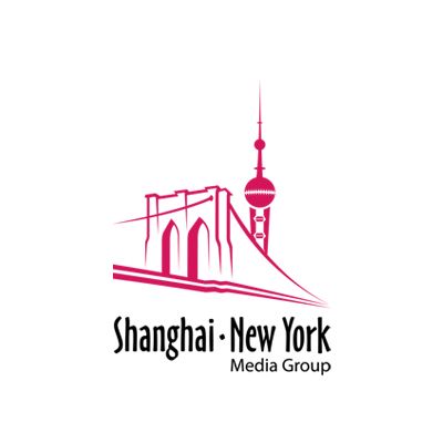 Shanghai - New York Media Group Logo Design