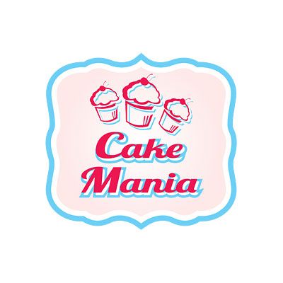 Cake Mania - The Cake Shop Logo | Logo Design Gallery Inspiration | LogoMix