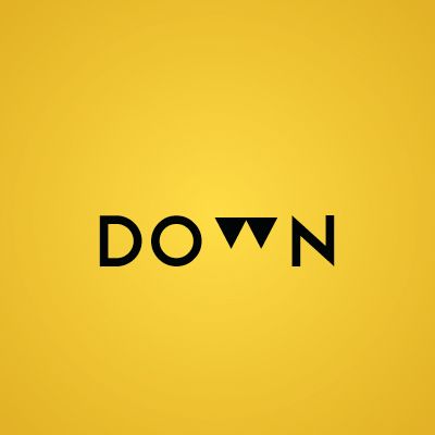 Down Logo | Logo Design Gallery Inspiration | LogoMix